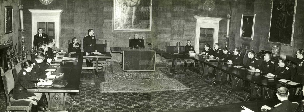 La seduta del GCF che votò la sfiducia a Mussolini