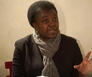 ministro-Kyenge Il Ministro dell'Integrazione, Cecile Kyenge